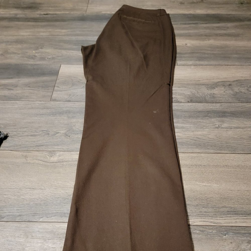 Dockers Boot Cut Dress Pants - Size 10 long - Length 32" Brown